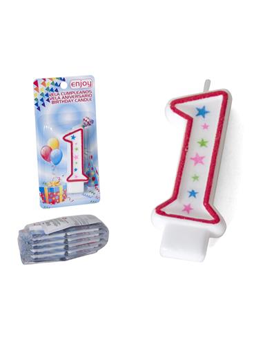 VELA DE CUMPLEAÑOS Nº 1 GERIMPORT