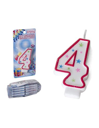 VELA DE CUMPLEAÑOS Nº 4 GERIMPORT
