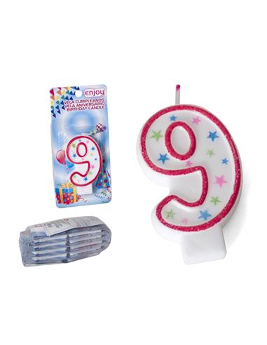 VELA DE CUMPLEAÑOS Nº9 GERIMPORT