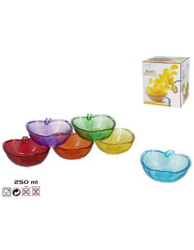 BOWL MANZANA COLOR 250ML 13CM