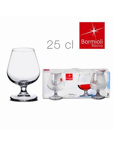 COPA COÑAC 250ML*3