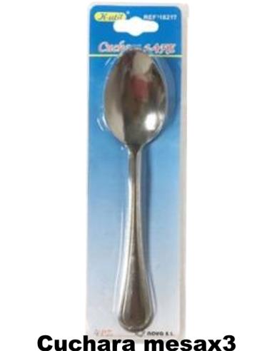 CUBIERTOS CUCHARA MESA 3 PZ
