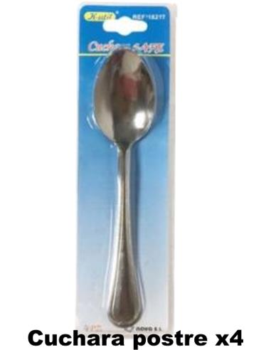 CUBIERTOS CUCHARAS POSTRE 4PZ 82207
