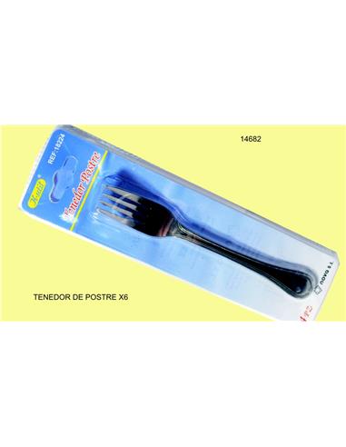 CUBIERTOS TENEDOR POSTRE 4 PZ